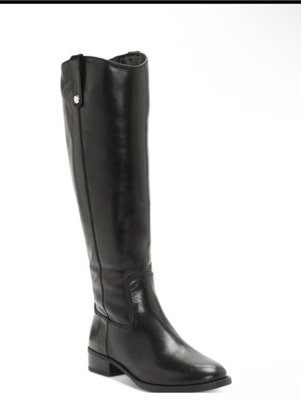 INC I Black Fawne Leather Riding Boots
Size 6 NWT (retail $180)